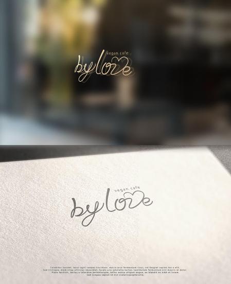 NJONESKYDWS (NJONES)さんのビーガンカフェ「by love」のロゴ制作への提案