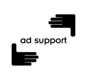 tanukitunekoさんの不動産物件撮影代行「ad support」のロゴ作成への提案