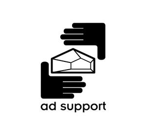 tanukitunekoさんの不動産物件撮影代行「ad support」のロゴ作成への提案