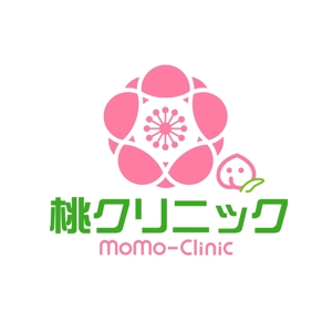 saiga 005 (saiga005)さんの「桃クリニック」のロゴ作成への提案