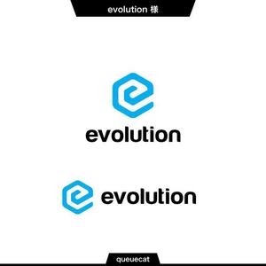 queuecat (queuecat)さんの外国人専用人材紹介会社 "株式会社evolution" のロゴ依頼への提案