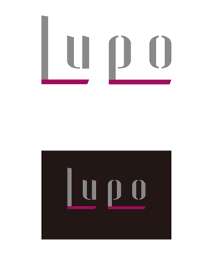 cozou (cozou)さんのメンズインナー新ブランド　「lupo」　のブランドロゴへの提案