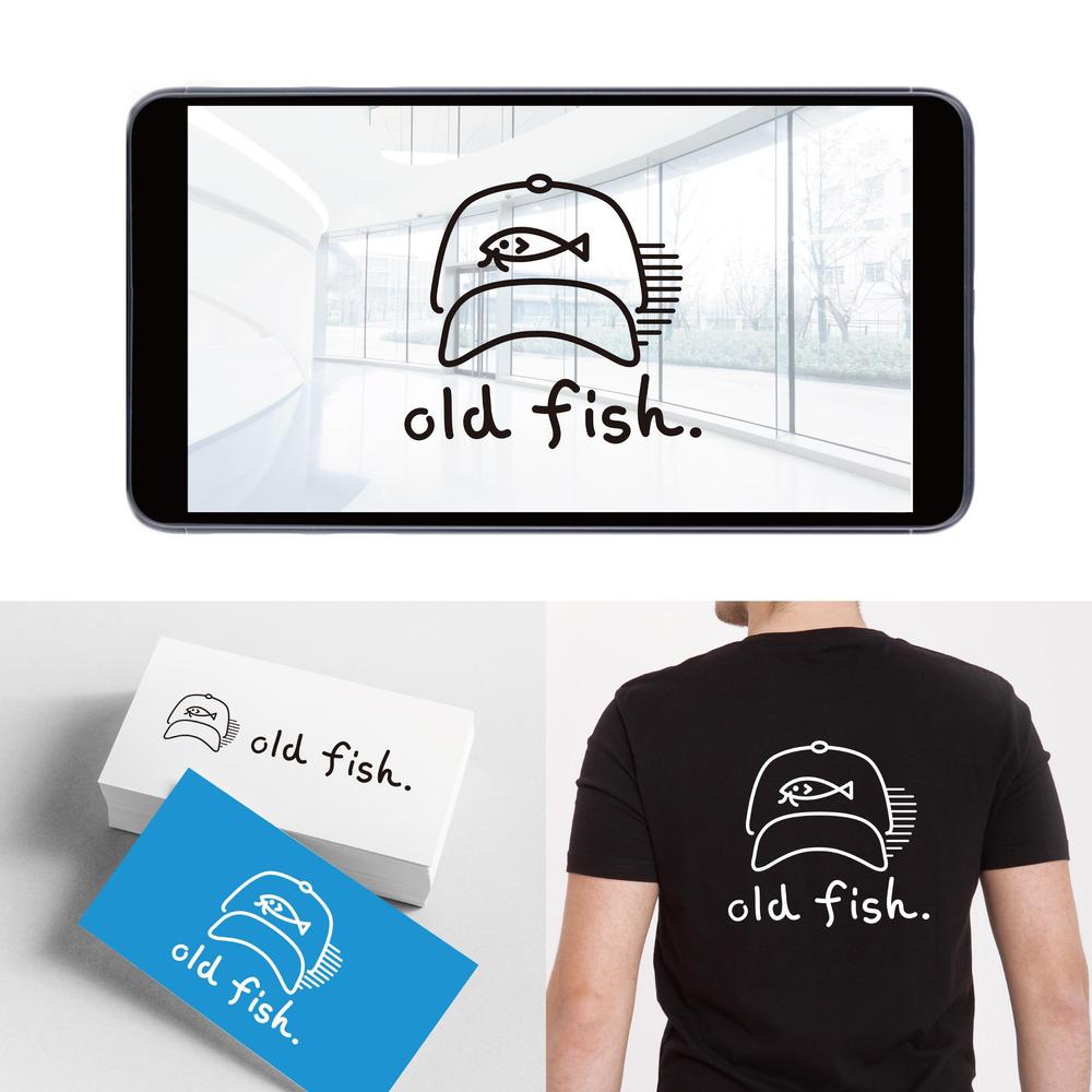 古着ネットショップ「old fish.」のロゴ