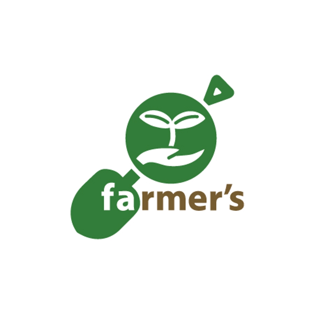 農業サイト「farmer's」のロゴ作成（商標登録予定なし）