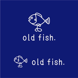 ninaiya (ninaiya)さんの古着ネットショップ「old fish.」のロゴへの提案