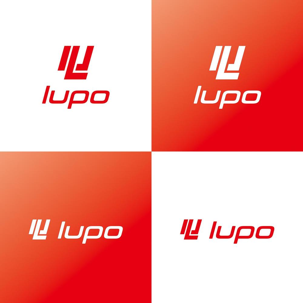 メンズインナー新ブランド　「lupo」　のブランドロゴ