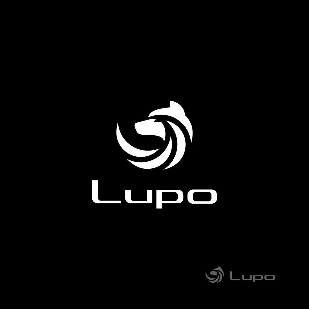 メンズインナー新ブランド　「lupo」　のブランドロゴ