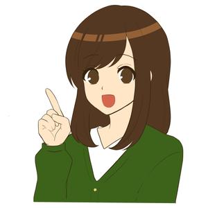 えんがわ ()さんの静岡県静岡市の地域情報ブログ執筆者（女性）のキャラクターデザインへの提案