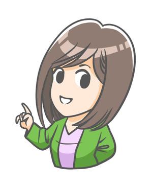MARTHA (Martha_the-kurosawas)さんの静岡県静岡市の地域情報ブログ執筆者（女性）のキャラクターデザインへの提案