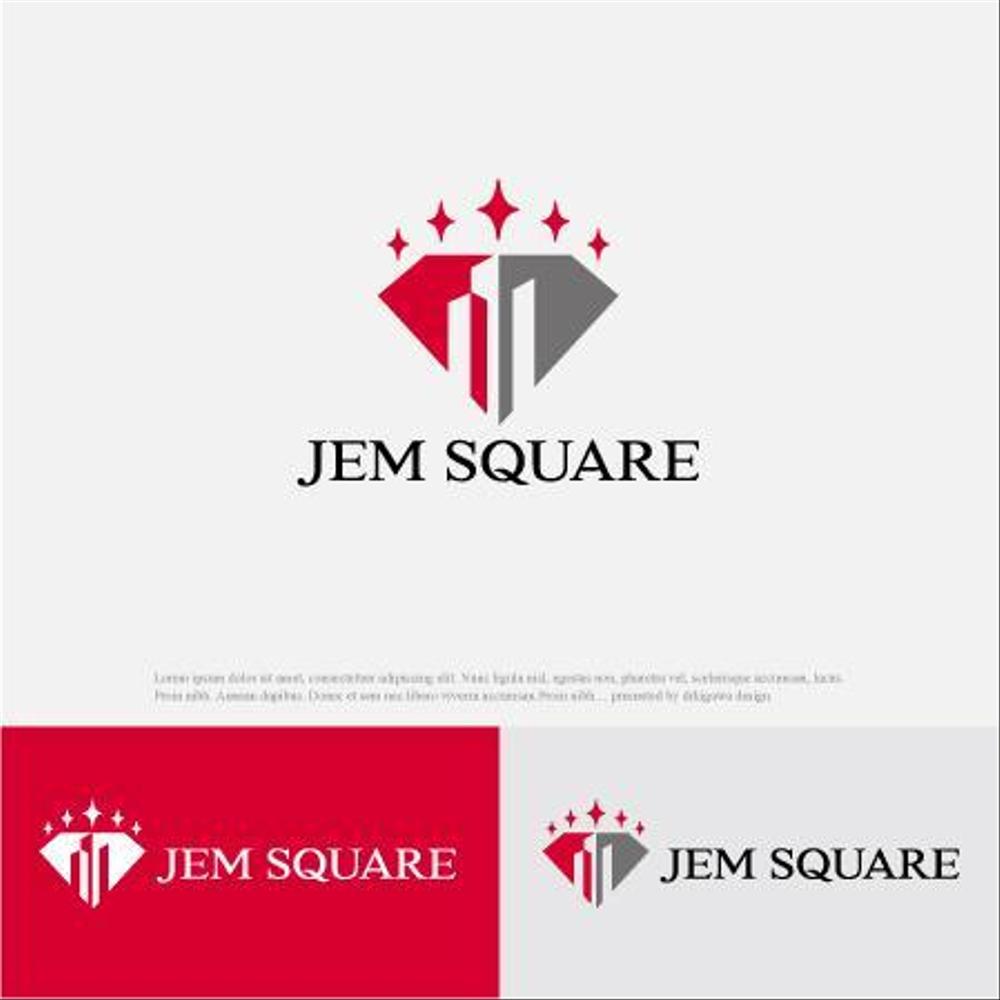 不動産の販売及び賃貸会社「JEM SQUARE 不動産(株)」のロゴ　