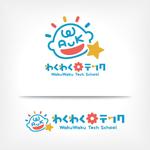 オーキ・ミワ (duckblue)さんの子供向けプログラミングスクール「プログラミングのわくわくテックスクール」のロゴへの提案
