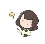 高橋 (Amanachita)さんの静岡県静岡市の地域情報ブログ執筆者（女性）のキャラクターデザインへの提案
