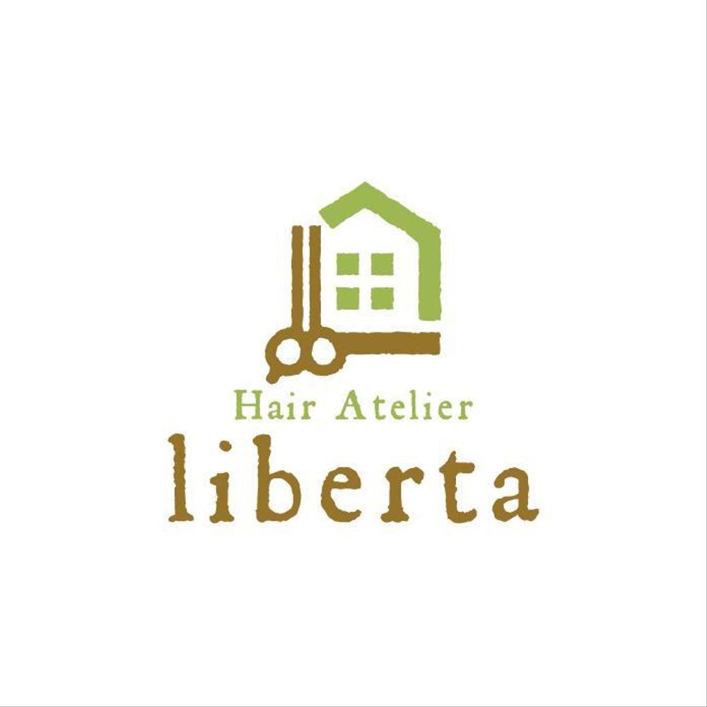 美容室「liberta」のロゴ作成