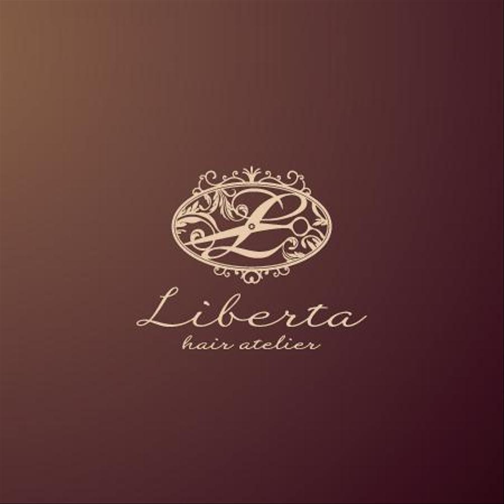 美容室「liberta」のロゴ作成