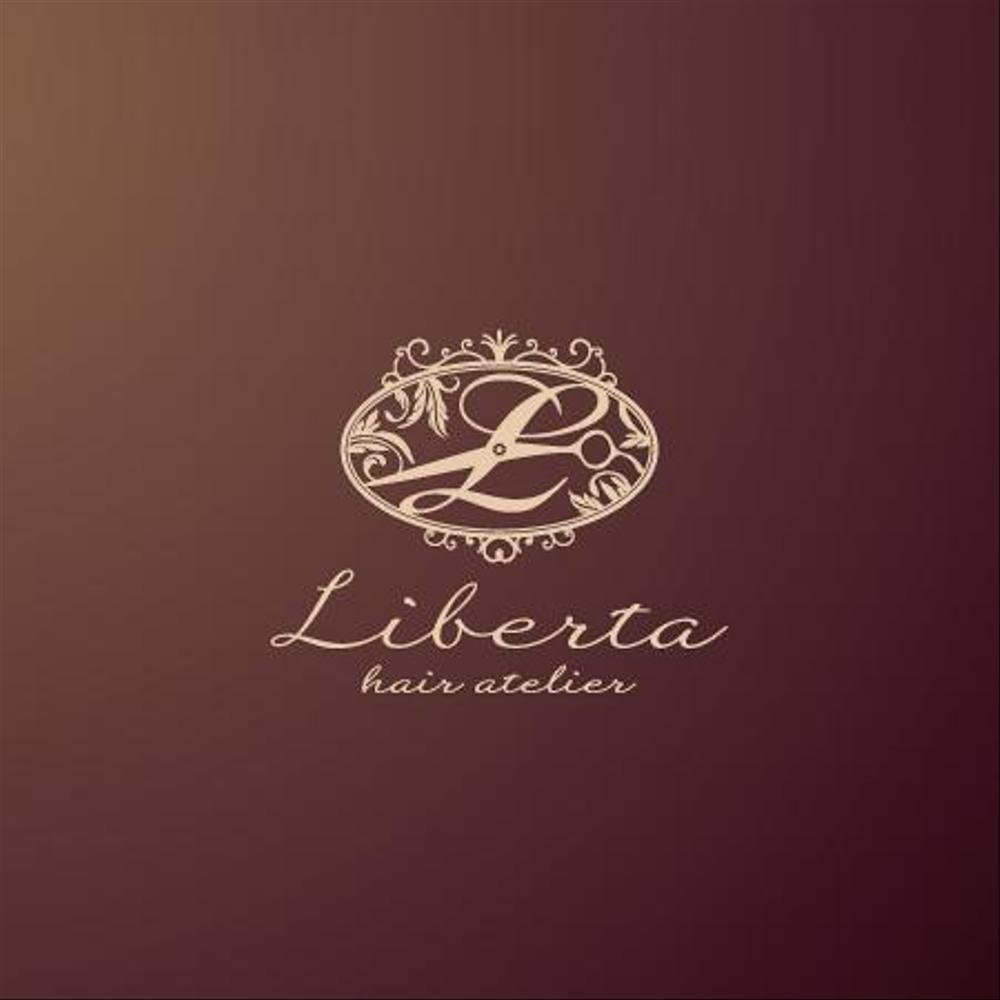 美容室「liberta」のロゴ作成