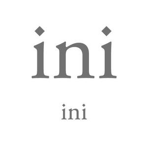 郷山志太 (theta1227)さんの美容室オリジナルシャンプー「ini」のロゴへの提案