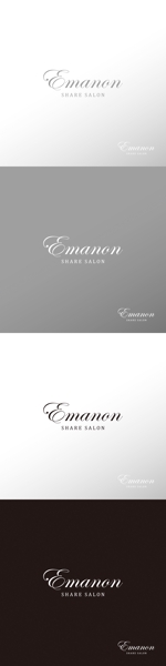 doremi (doremidesign)さんの美容室「EMANON」エマノンのHPや広告で使用するロゴ〈集客サイト用ロゴ〉への提案
