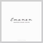 y2design (yamana_design)さんの美容室「EMANON」エマノンのHPや広告で使用するロゴ〈集客サイト用ロゴ〉への提案