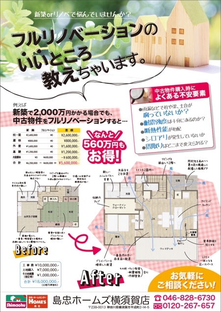 ichitomo (ichi_tomo)さんのホームセンター内でおこなうイベント用チラシへの提案