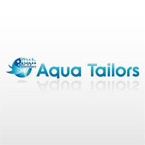 mako_369 (mako)さんの「Aqua Tailors　 10th anniversary」のロゴ作成への提案