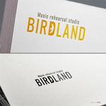 pTree LABO (torch_tree)さんの音楽リハーサルスタジオ「studio BIRDLAND」のロゴへの提案