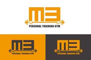 iza (izawa77)さんのパーソナルトレーニングジム「M３」のロゴへの提案
