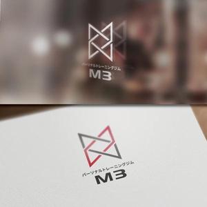 late_design ()さんのパーソナルトレーニングジム「M３」のロゴへの提案