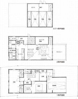 IKDesign (ikpn0630)さんの【簡単・図面あり】戸建住宅　手書き風間取り図への修正への提案