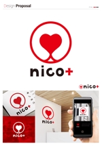 s-design (arawagusk)さんの「【ペットフードとペット関連グッズ】のショップサイト「nico + 」」のロゴ作成への提案
