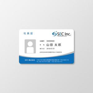 T-aki (T-aki)さんのSEC株式会社の社員証の両面デザインへの提案