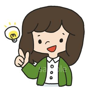 つみき (tsumikito)さんの静岡県静岡市の地域情報ブログ執筆者（女性）のキャラクターデザインへの提案