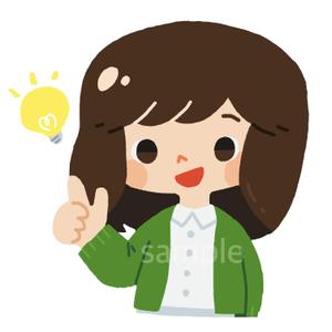 つみき (tsumikito)さんの静岡県静岡市の地域情報ブログ執筆者（女性）のキャラクターデザインへの提案