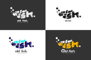 Satoshi Aoki (satoshi_aoki)さんの古着ネットショップ「old fish.」のロゴへの提案