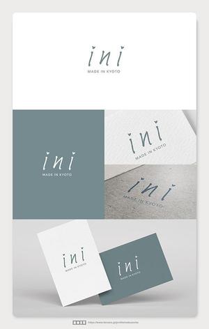 nobuworks (nobuworks)さんの美容室オリジナルシャンプー「ini」のロゴへの提案