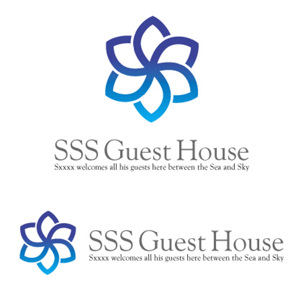 「SSS」のロゴ作成