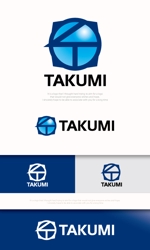 魔法スタジオ (mahou-phot)さんの水道設備屋  TAKUMI設備のロゴ制作 名刺や制服に入れたいです！への提案