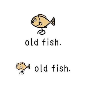 ninaiya (ninaiya)さんの古着ネットショップ「old fish.」のロゴへの提案