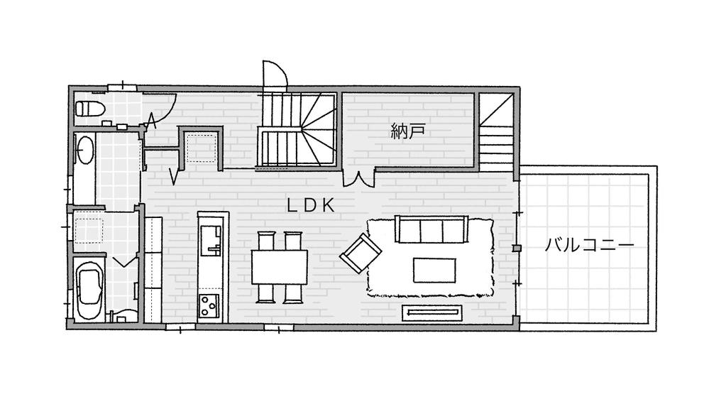 【簡単・図面あり】戸建住宅　手書き風間取り図への修正