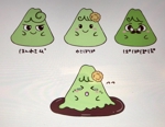 yuki_co ()さんの練わさび+食用菊をモチーフにしたキャラクターデザイン及びLINEスタンプの制作への提案