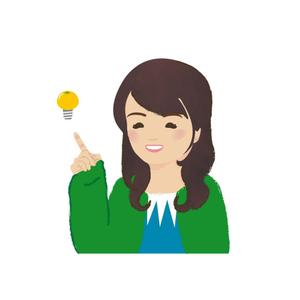 delicious (delicious-design)さんの静岡県静岡市の地域情報ブログ執筆者（女性）のキャラクターデザインへの提案