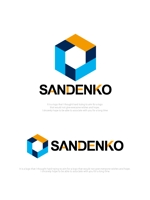 魔法スタジオ (mahou-phot)さんの株式会社サン電工社の会社ロゴとSANDENKOの文字書体への提案