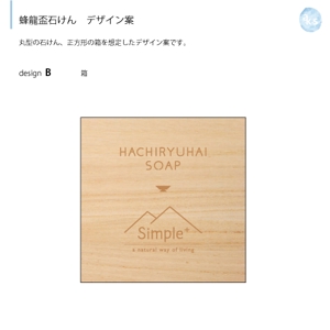ak_sさんの日本酒を使った石けんのパッケージデザイン作成への提案