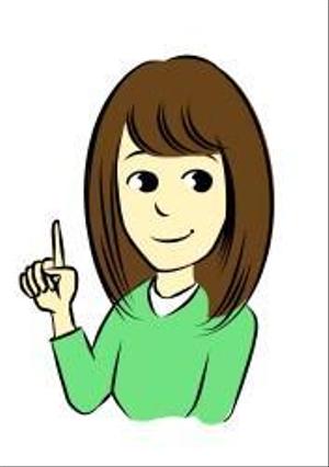 むん (xxxybb)さんの静岡県静岡市の地域情報ブログ執筆者（女性）のキャラクターデザインへの提案
