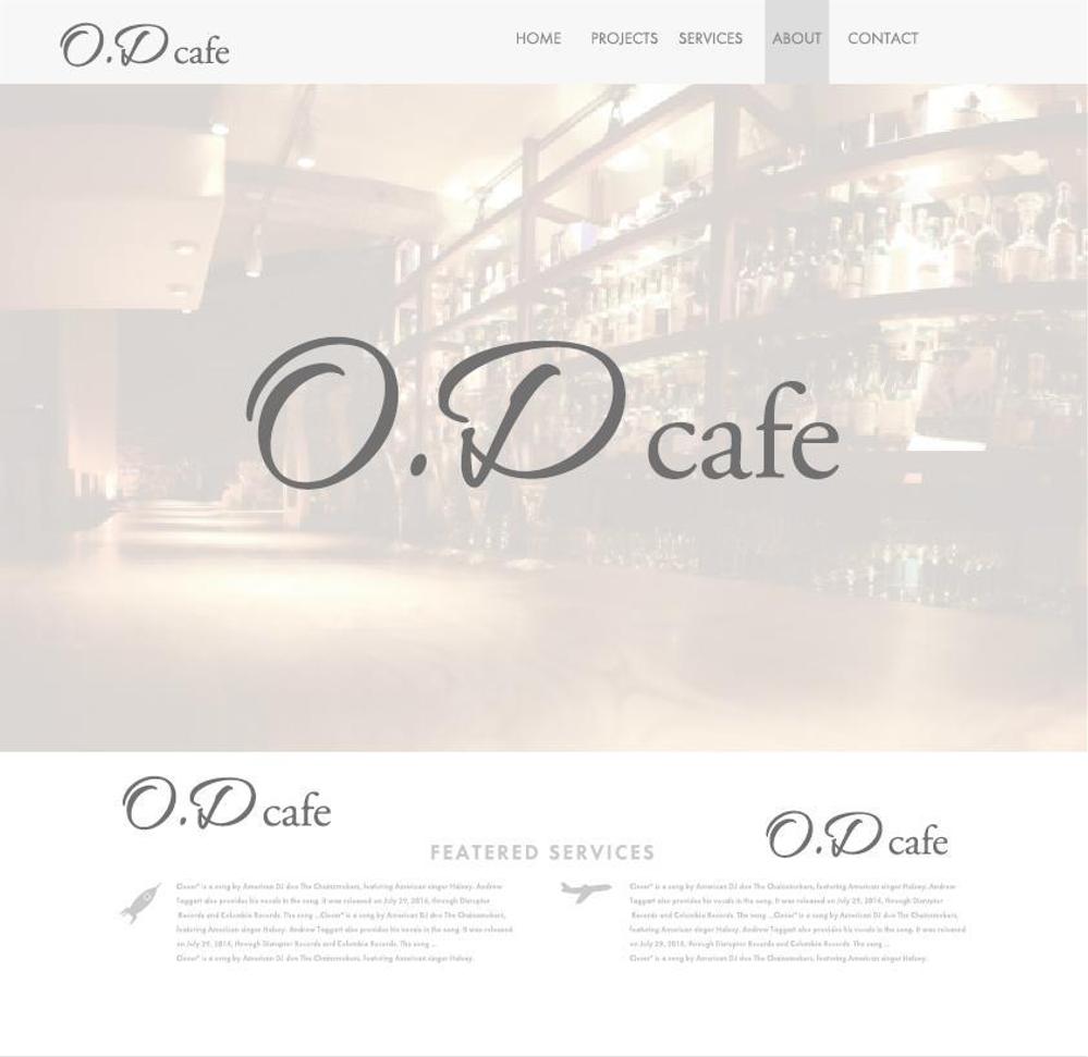 カフェ「O.Dcafe」のロゴ