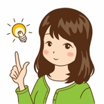 Sanacha (chata_0213)さんの静岡県静岡市の地域情報ブログ執筆者（女性）のキャラクターデザインへの提案