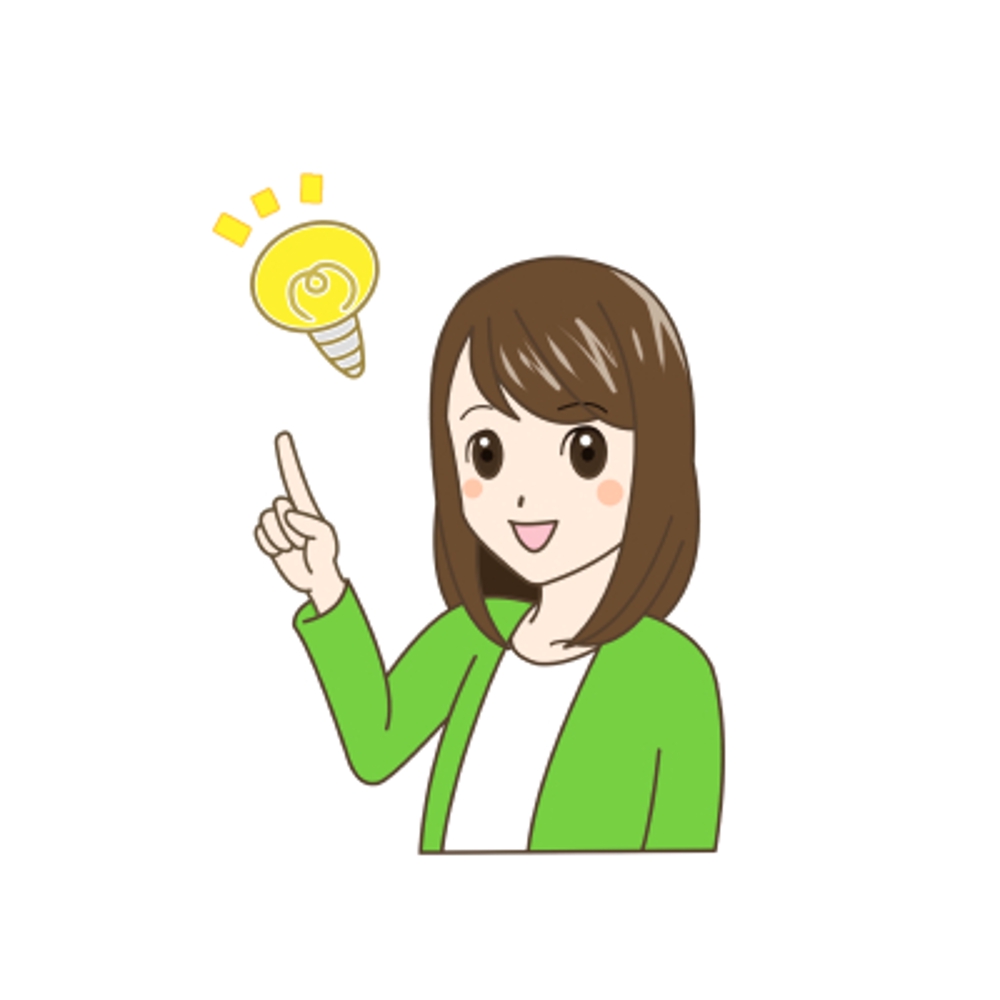 静岡県静岡市の地域情報ブログ執筆者（女性）のキャラクターデザイン
