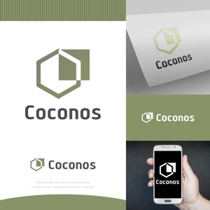 fortunaaber ()さんのコンセプト住宅「Coconos（ココノス）」のロゴデザインへの提案