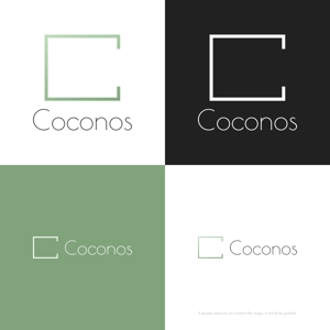themisably ()さんのコンセプト住宅「Coconos（ココノス）」のロゴデザインへの提案