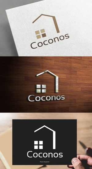 athenaabyz ()さんのコンセプト住宅「Coconos（ココノス）」のロゴデザインへの提案