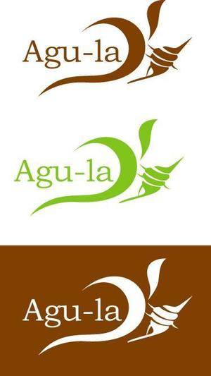 さんの「agu-la」のロゴ作成への提案